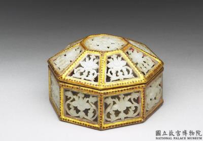 图片[2]-Jade octagonal box. India-China Archive